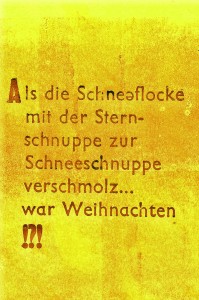 Weihnachtsgruß Gedicht